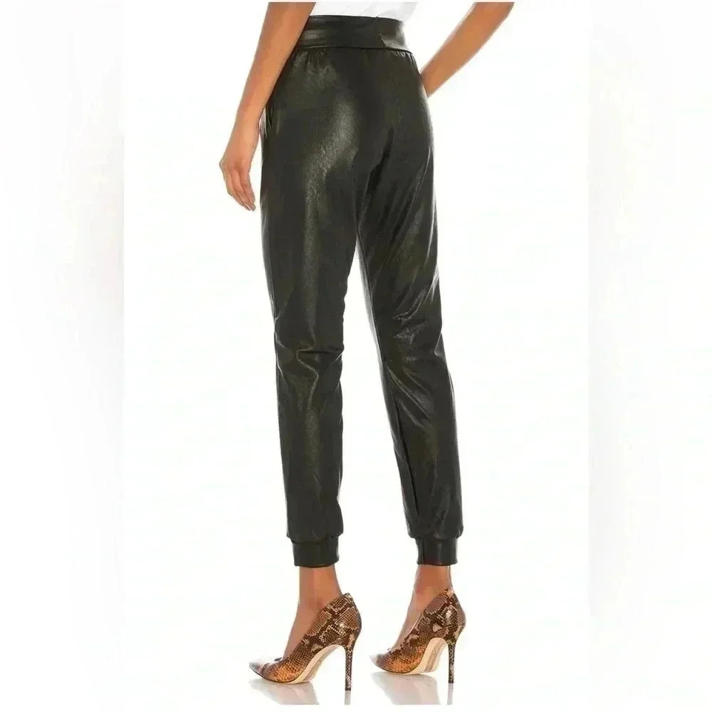 Commando faux leather jogger in black S - Picture 3 of 11